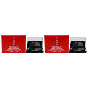 Vamp! Compact Duo Eyeshadow-009 Silver Stone-Pack2 Pupa Milano,0.078oz EyeShadow